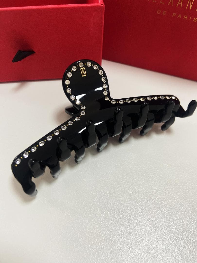 Alexandre de Paris ブラック ヘアクリップ