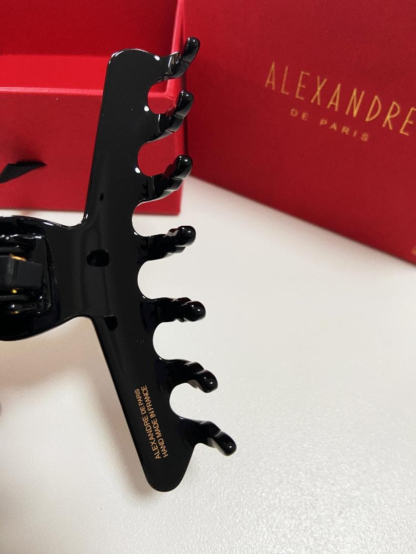 Alexandre de Paris ブラック ヘアクリップ