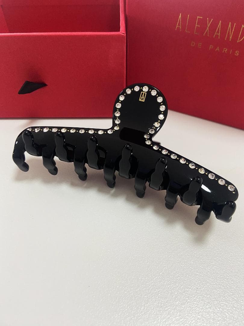 Alexandre de Paris ブラック ヘアクリップ