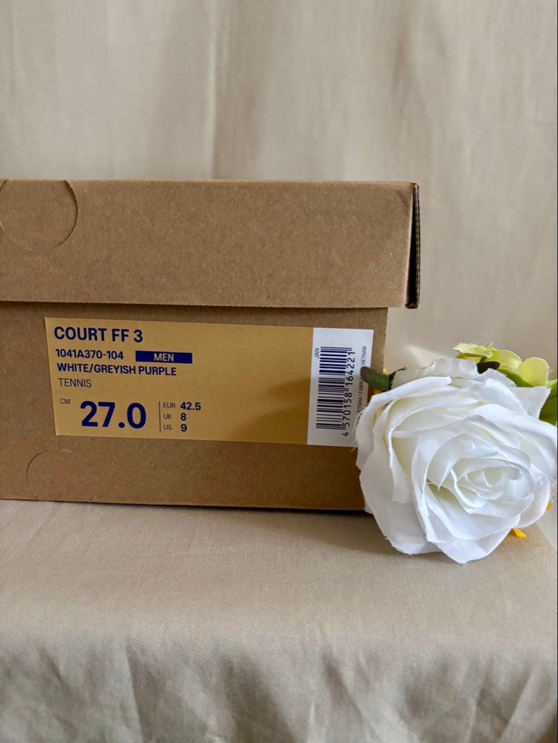 アシックス新品箱入り⭐️COURT FF 3オールコートテニスシューズ競技靴