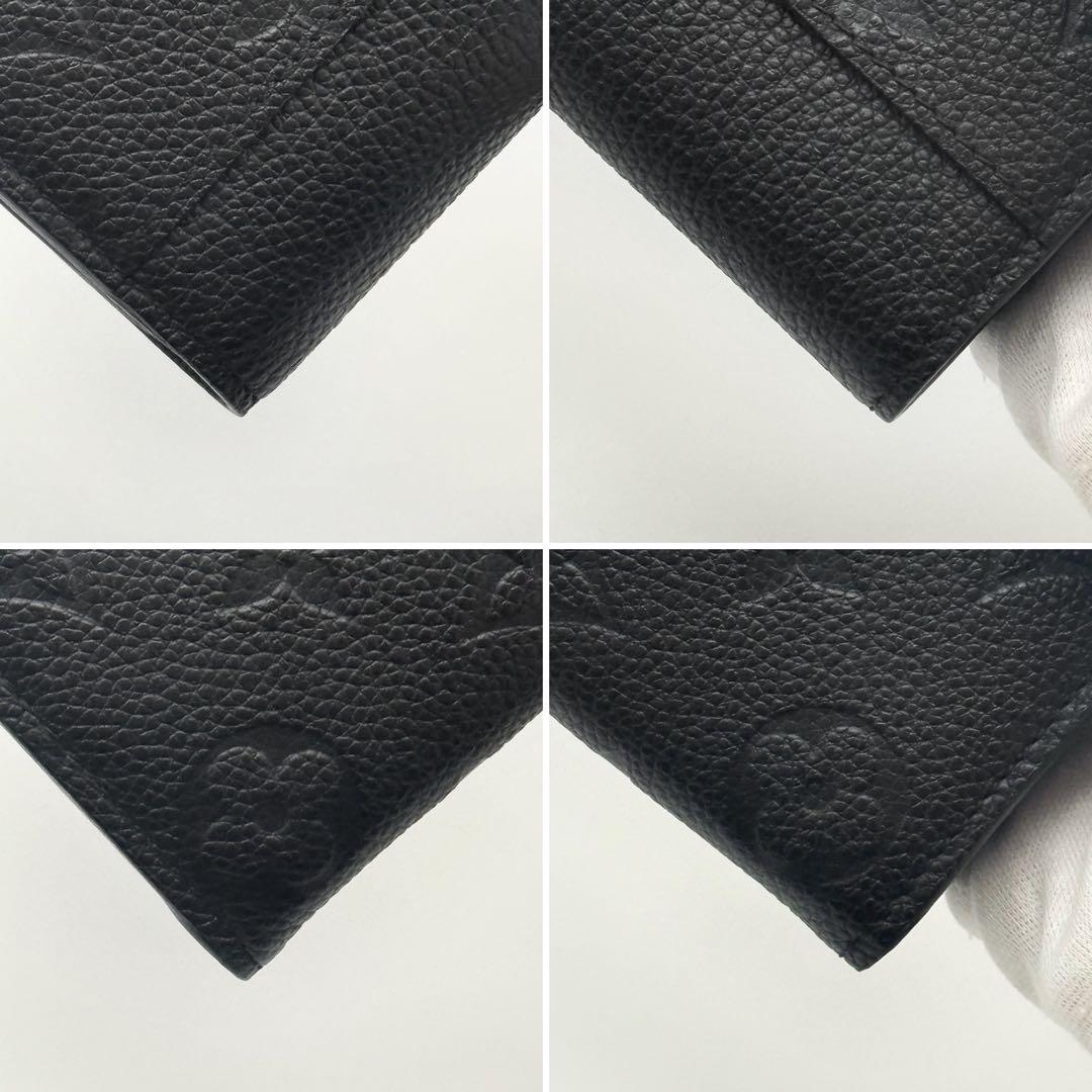超極美品✨ルイヴィトン アンプラント ポルトフォイユ サラ 長財布 ブラック 黒