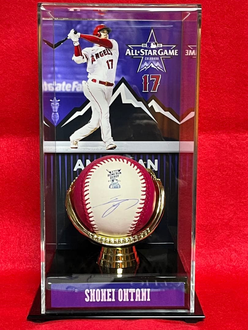 大谷翔平2021オールスターゲームホームランダービー球直筆サインボール
