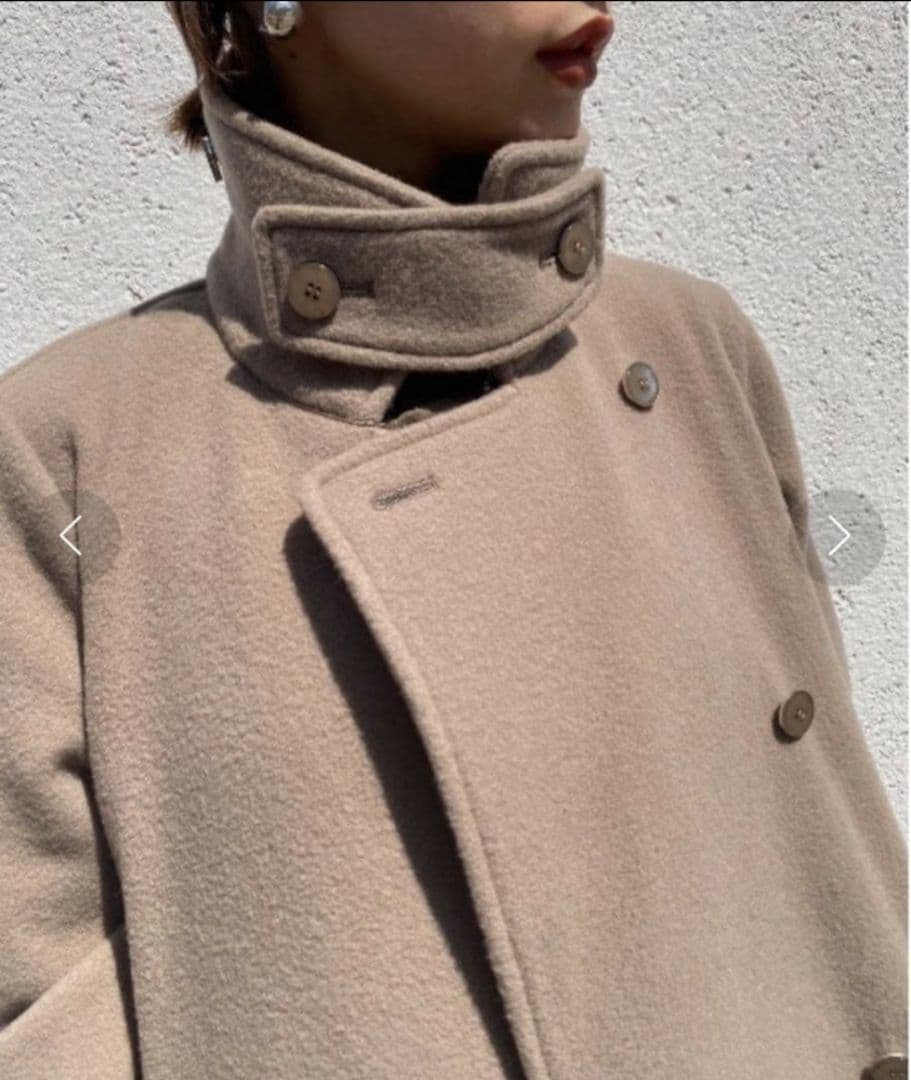 Ameri　POOFY FLARE LONG COAT