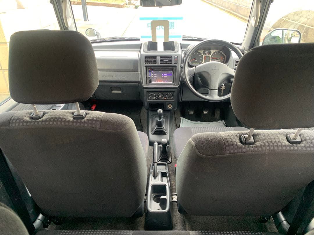 【マニュアル車‼︎】三菱パジェロミニ／車検あり/スタッドレス付き
