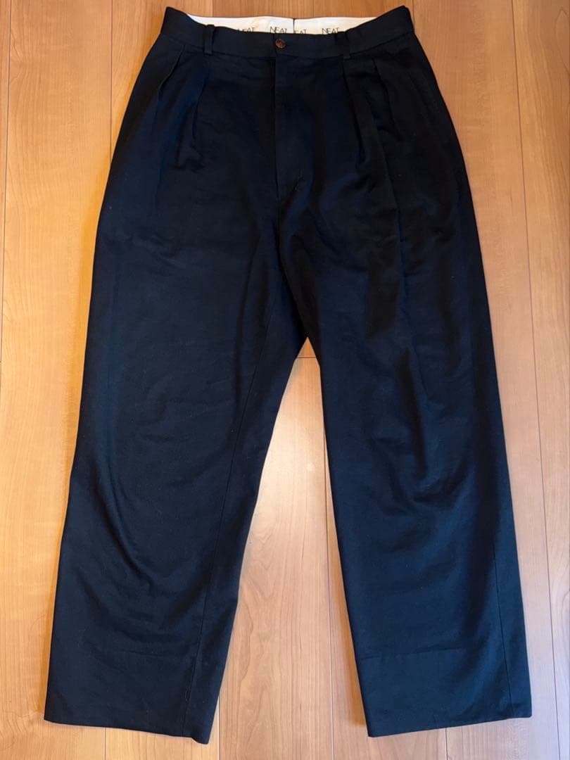 NEAT chino BLACK ブラック サイズ44 値下げ