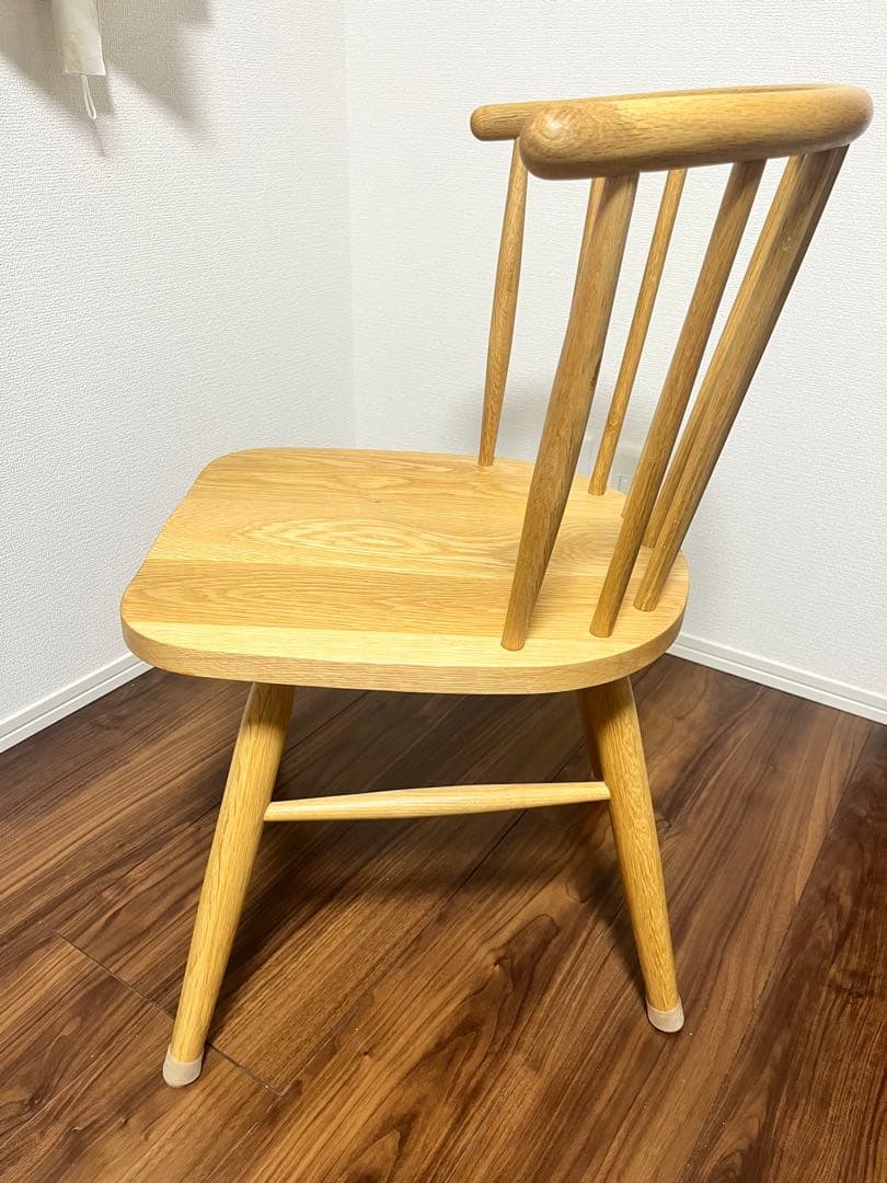【mm】ハーフラウンドチェア オーク無垢材 オイル仕上げ