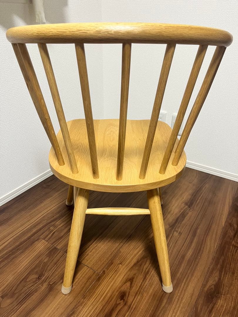 【mm】ハーフラウンドチェア オーク無垢材 オイル仕上げ