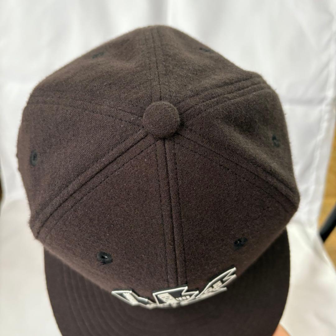 【美品/希少モデル】DECEMBERMAY キャップ 秋冬 ワッペン 起毛