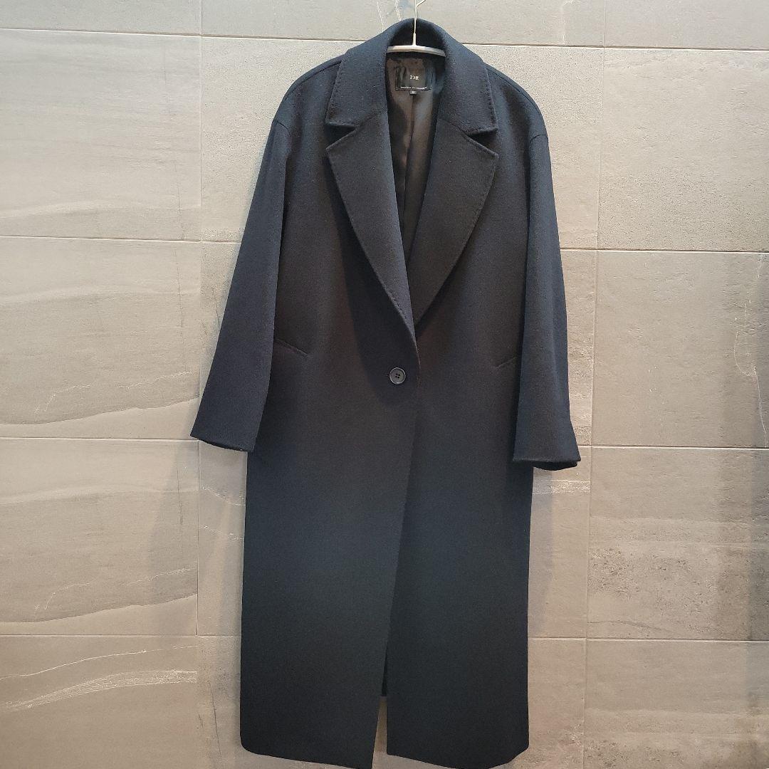 美品 23区（32）ウールカシミヤビーバーチェスターコート