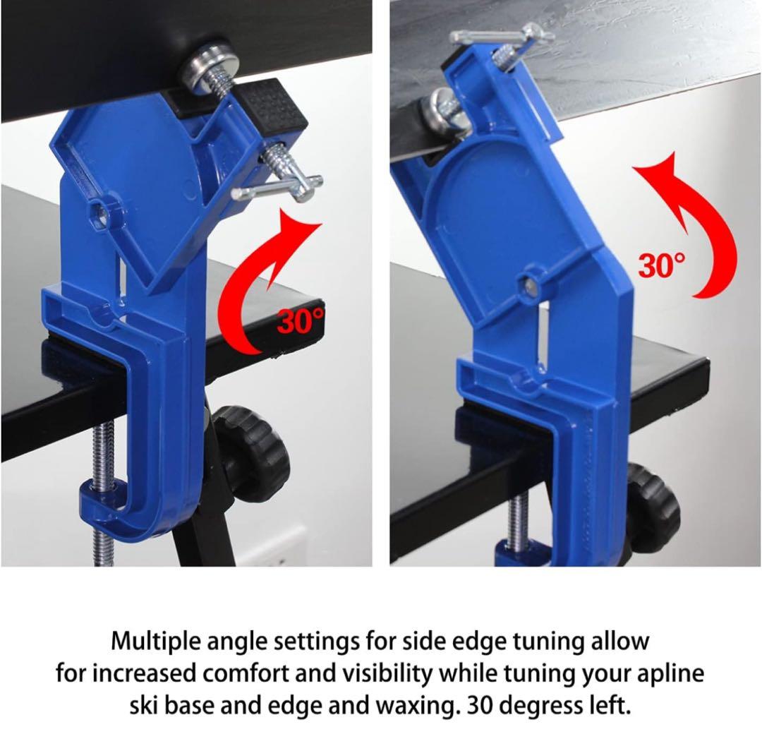 新品✨ Ski Vise 全金属の高山スキーバイス の調律とワックスがけ