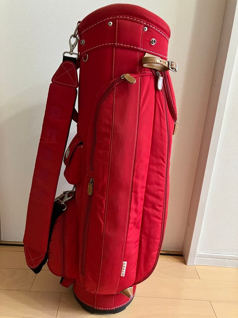 オノフ　レッドキャディバッグ&カートバッグ