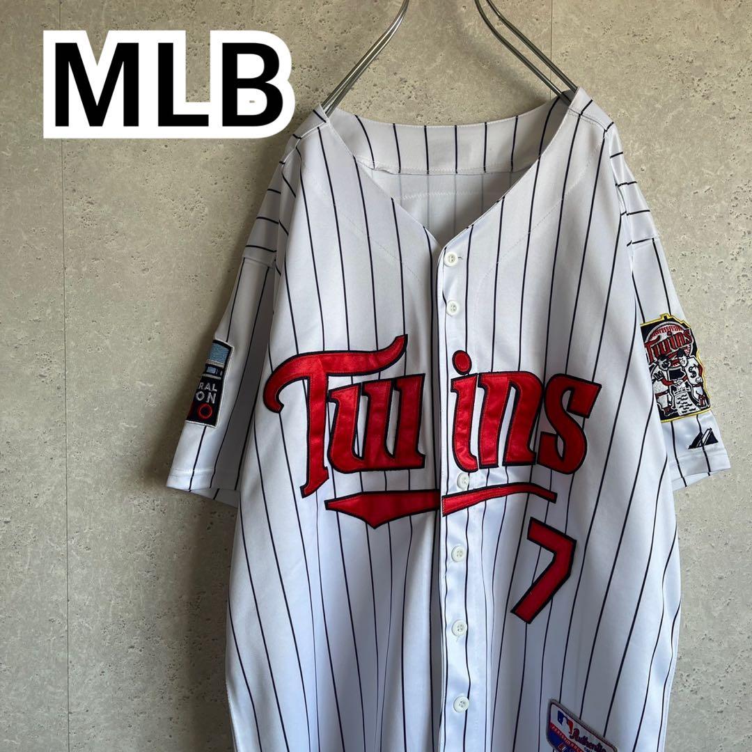 MLB ミネソタツインズ ベースボールシャツ レプリカユニフォーム ジョー