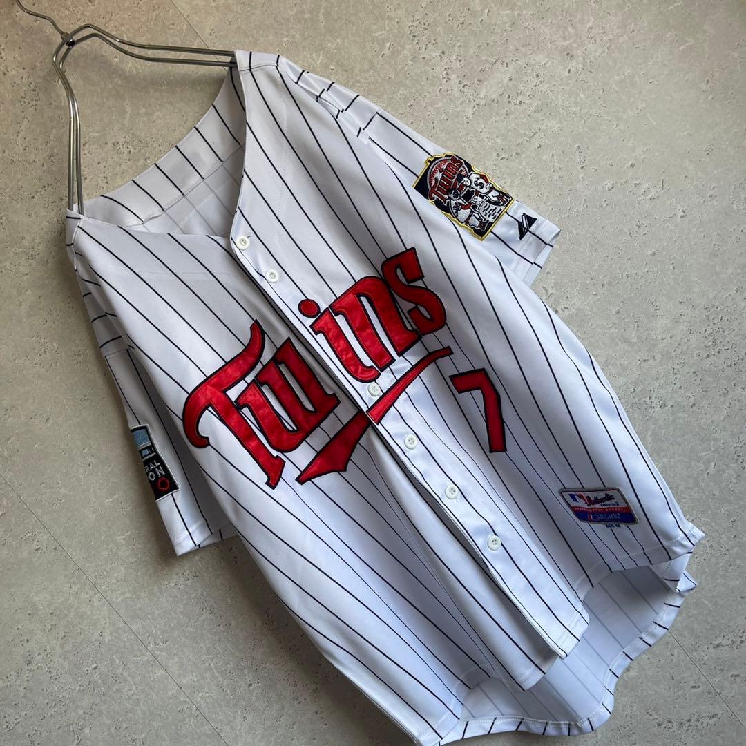 MLB ミネソタツインズ ベースボールシャツ レプリカユニフォーム ジョー