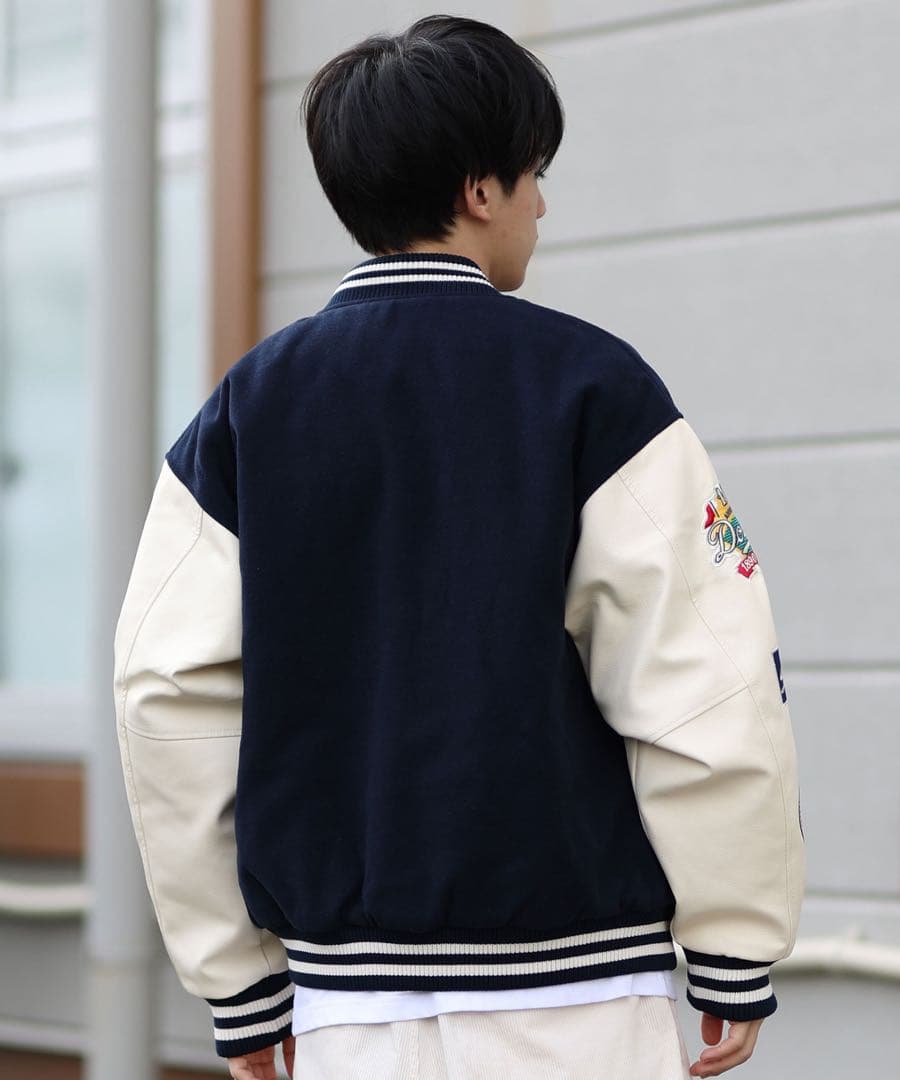 ドジャース　スタジャン　ニューエラ　ネイビー　MLB パッチ14399519