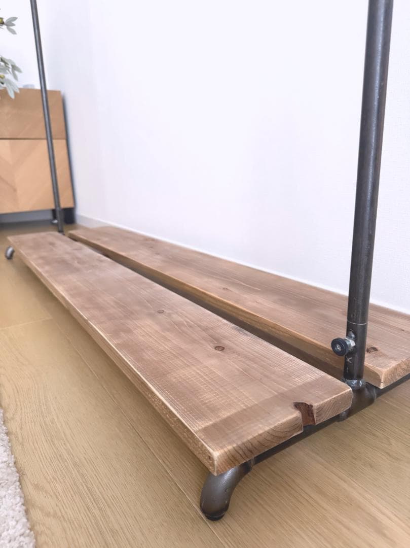 W STANDARD/HR06-140 インダストリアル アイアンハンガーラック