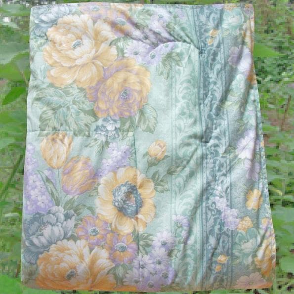 手づくり真綿ふとん 増量　シングル　3137ブルー