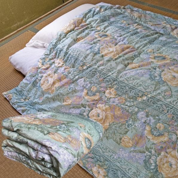 手づくり真綿ふとん 増量　シングル　3137ブルー