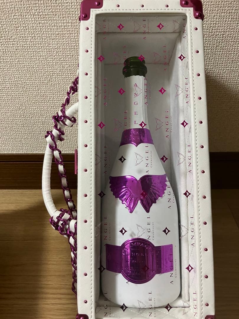 エンジェルシャンパン　空ボトル　ケース