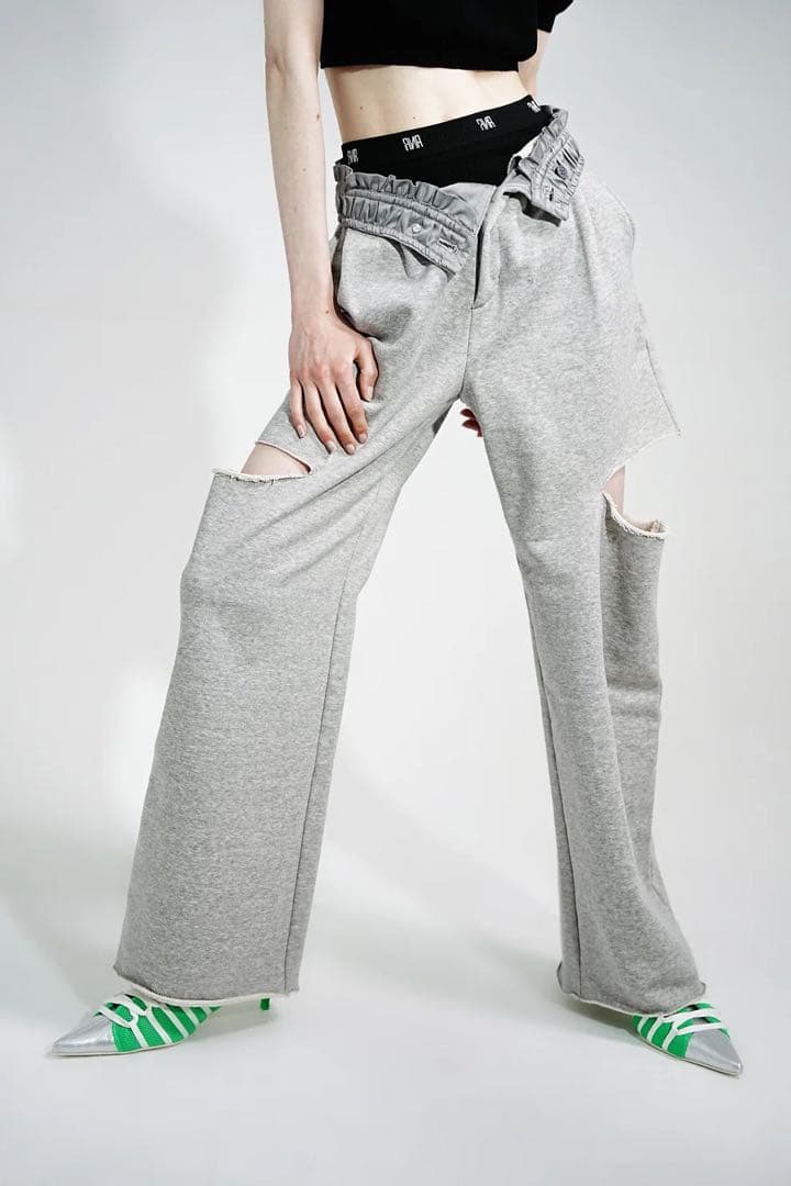 【新品タグ付き】インナーパンツ付きANR2WAY SLITSWEATPANTS