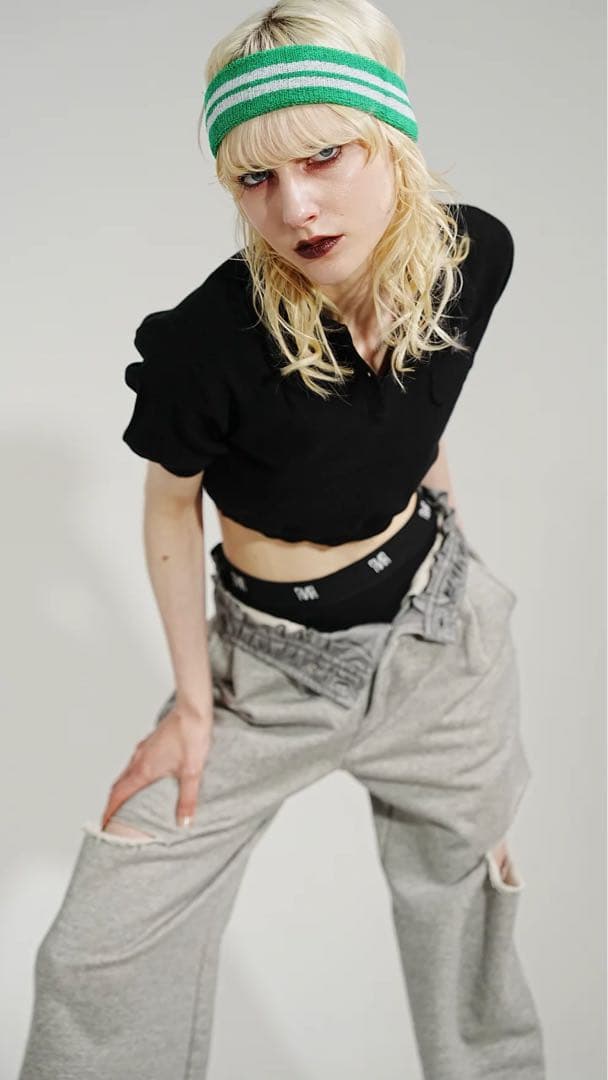 【新品タグ付き】インナーパンツ付きANR2WAY SLITSWEATPANTS