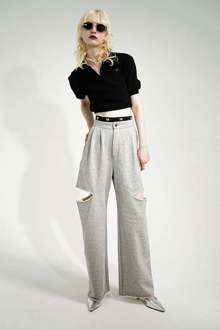 【新品タグ付き】インナーパンツ付きANR2WAY SLITSWEATPANTS