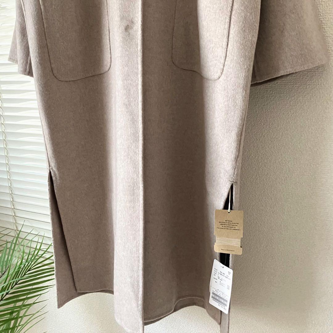 【新品】SLOBE ハミルトン ダブルフェイスウールロングフードコート