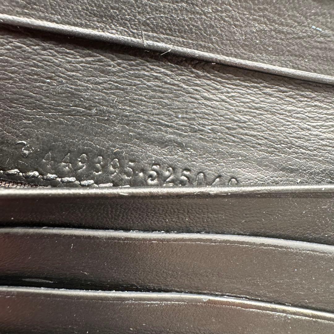 【美品】 20 GUCCI グッチ マイクロ シマ 2つ折り 財布