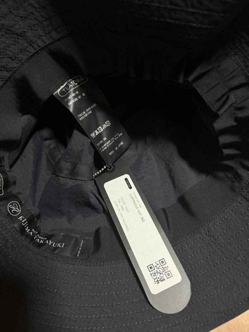 新品 teatora cartridge hat AQ 本店限定色