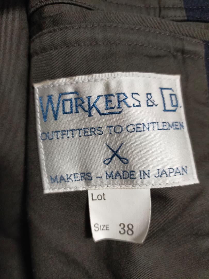 Workers ワーカーズ　ウォルコットジャケット　ネイビー　38 M相当