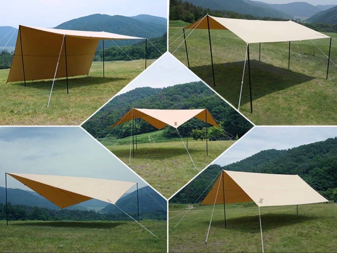 【美品】dodチーカマセット　カマボコテント3M チーズタープM