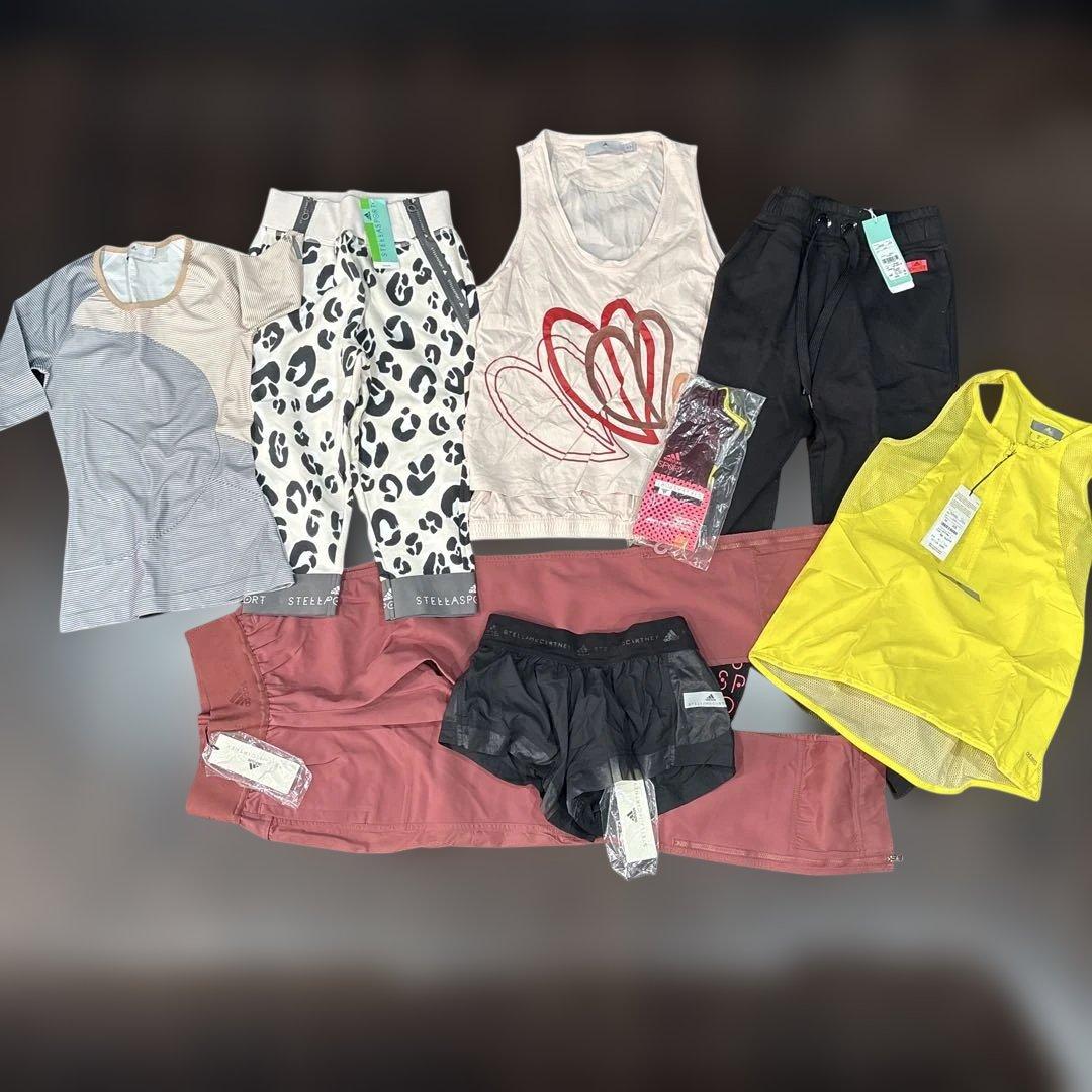 adidas ステラマッカートニー　新品含む上下ウェア　8点セット