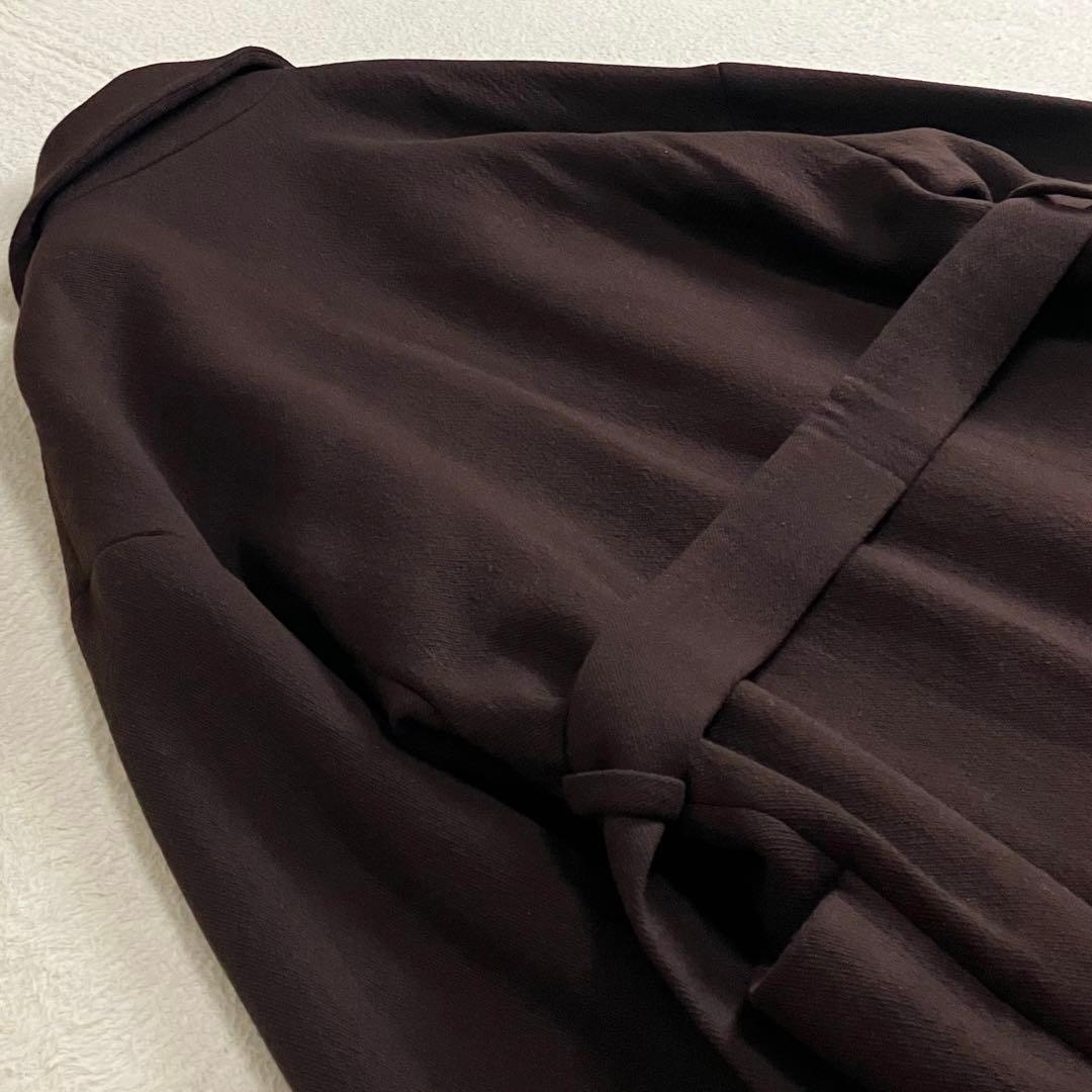 ZARA ザラ　MANTECO ベルト付きロングコート M ブラウン