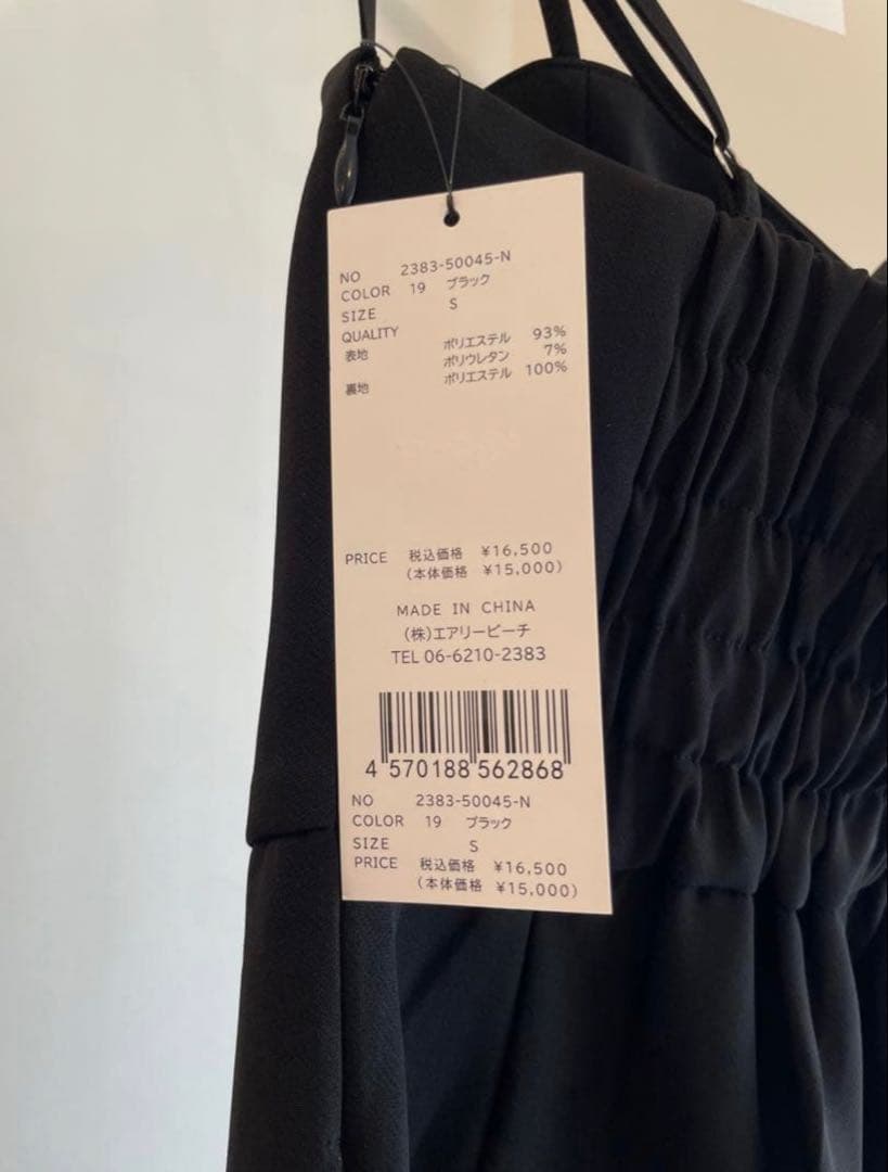 ANDRESD オールインワンドレス　パンツドレス　ブラック