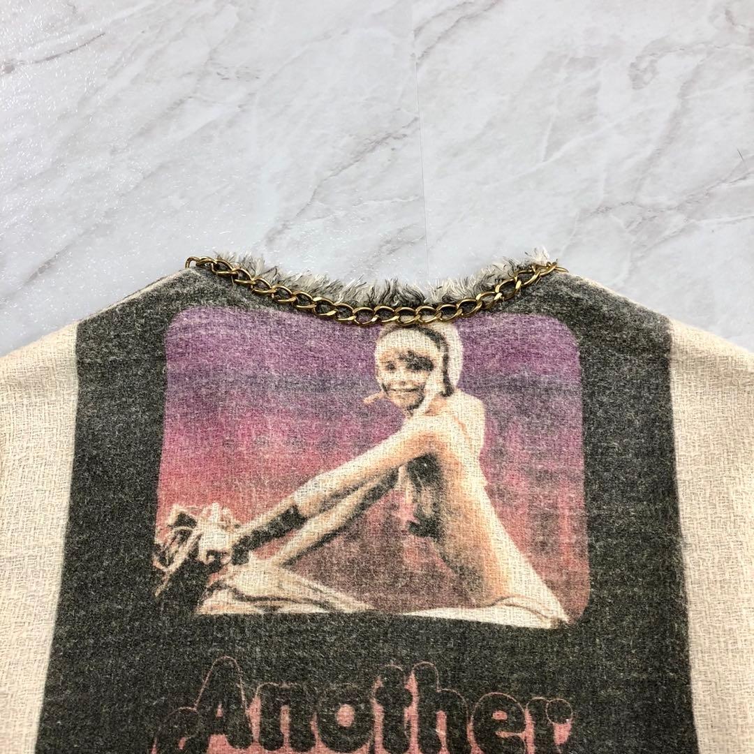 【極美品】 ヒステリックグラマー ツイード ノーカラー ジャケット ヒスガール