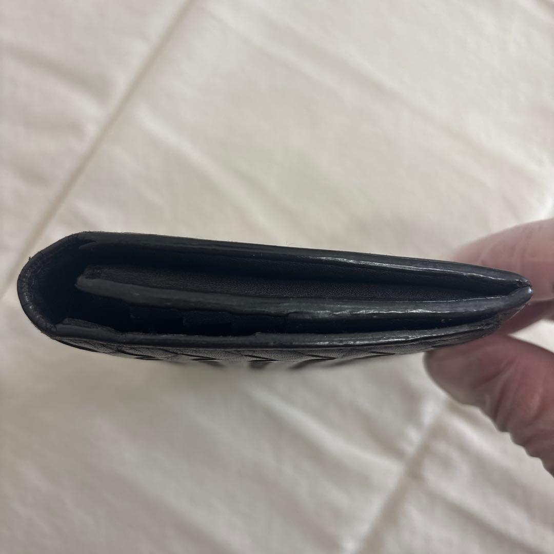 【美品】ボッテガヴェネタ☆イントレチャート　札入れ　ブラック　メンズ