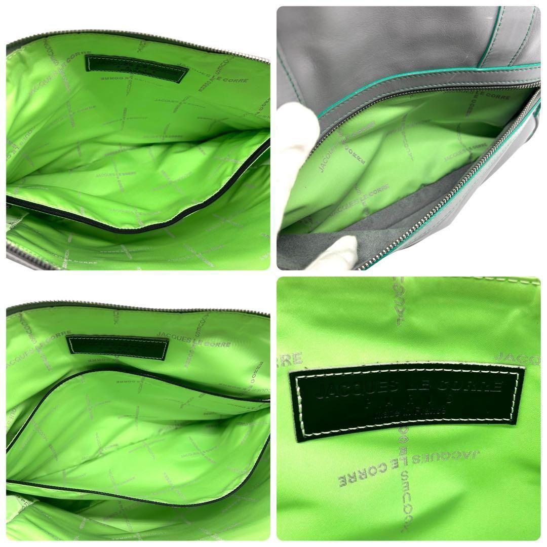 未使用級 JAQUE LE COREEトートバッグ A4トレオン グレー