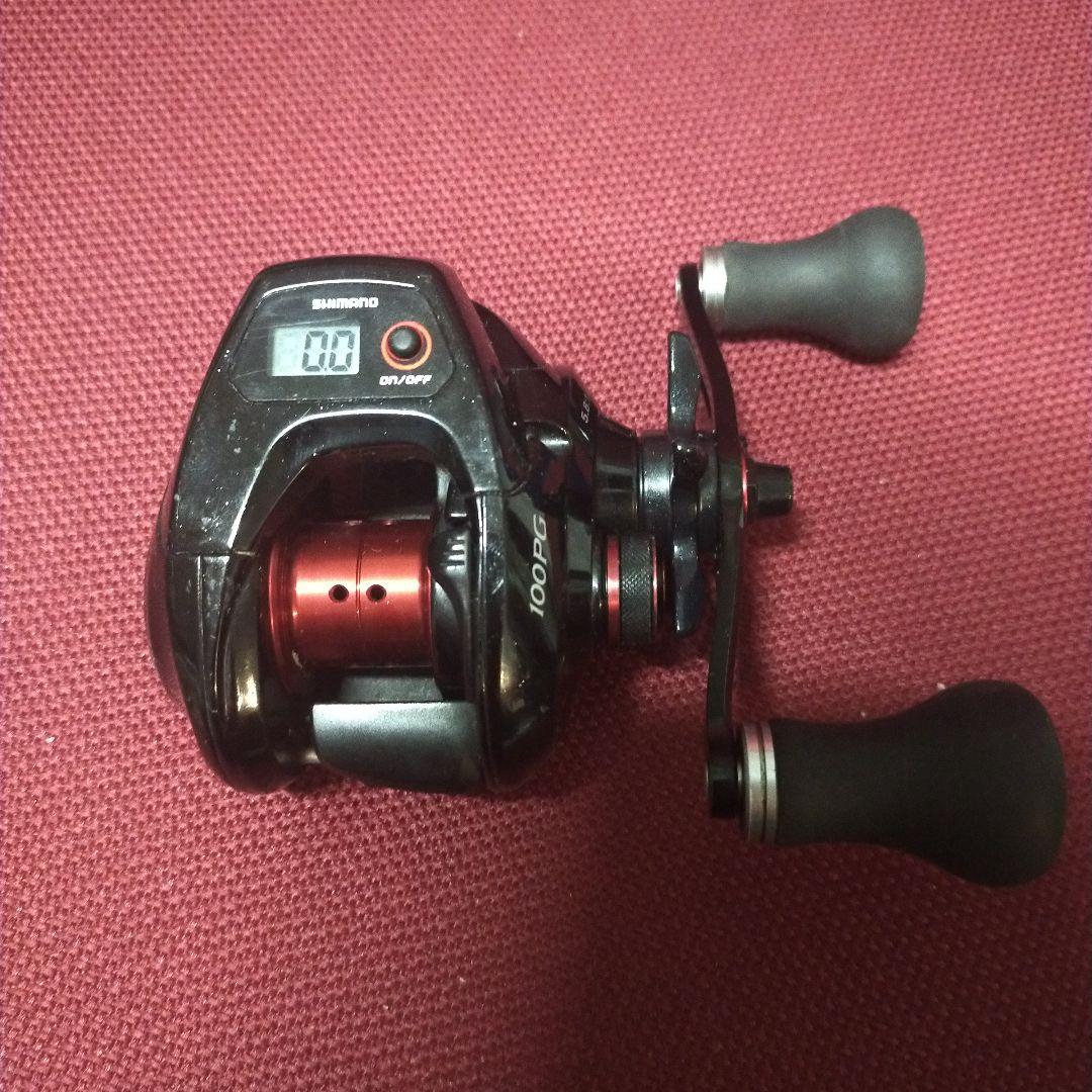 SHIMANO15炎月CT100PGリール（右巻き）イカメタル等
