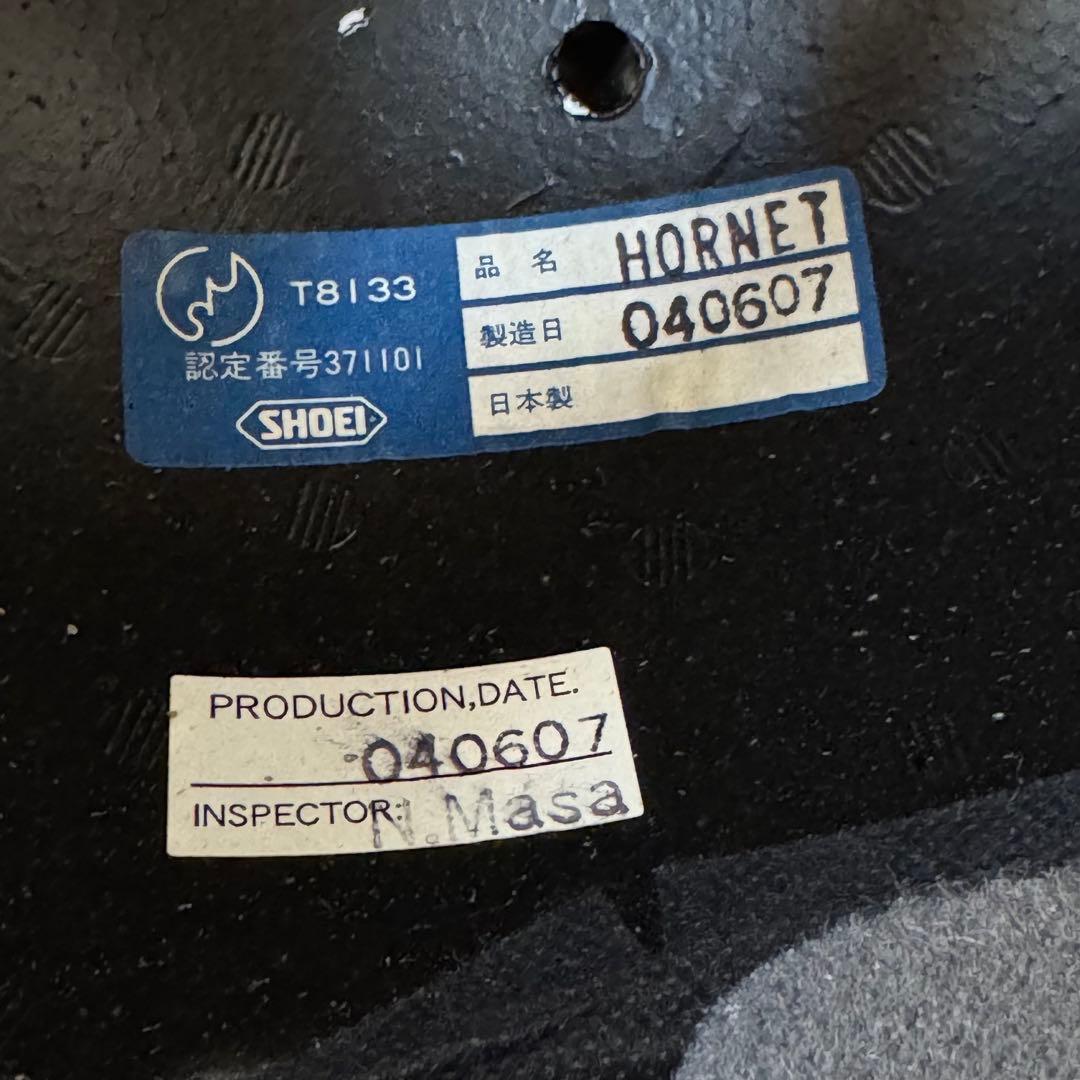 SHOEI フルフェイスヘルメット HORNET Mサイズ