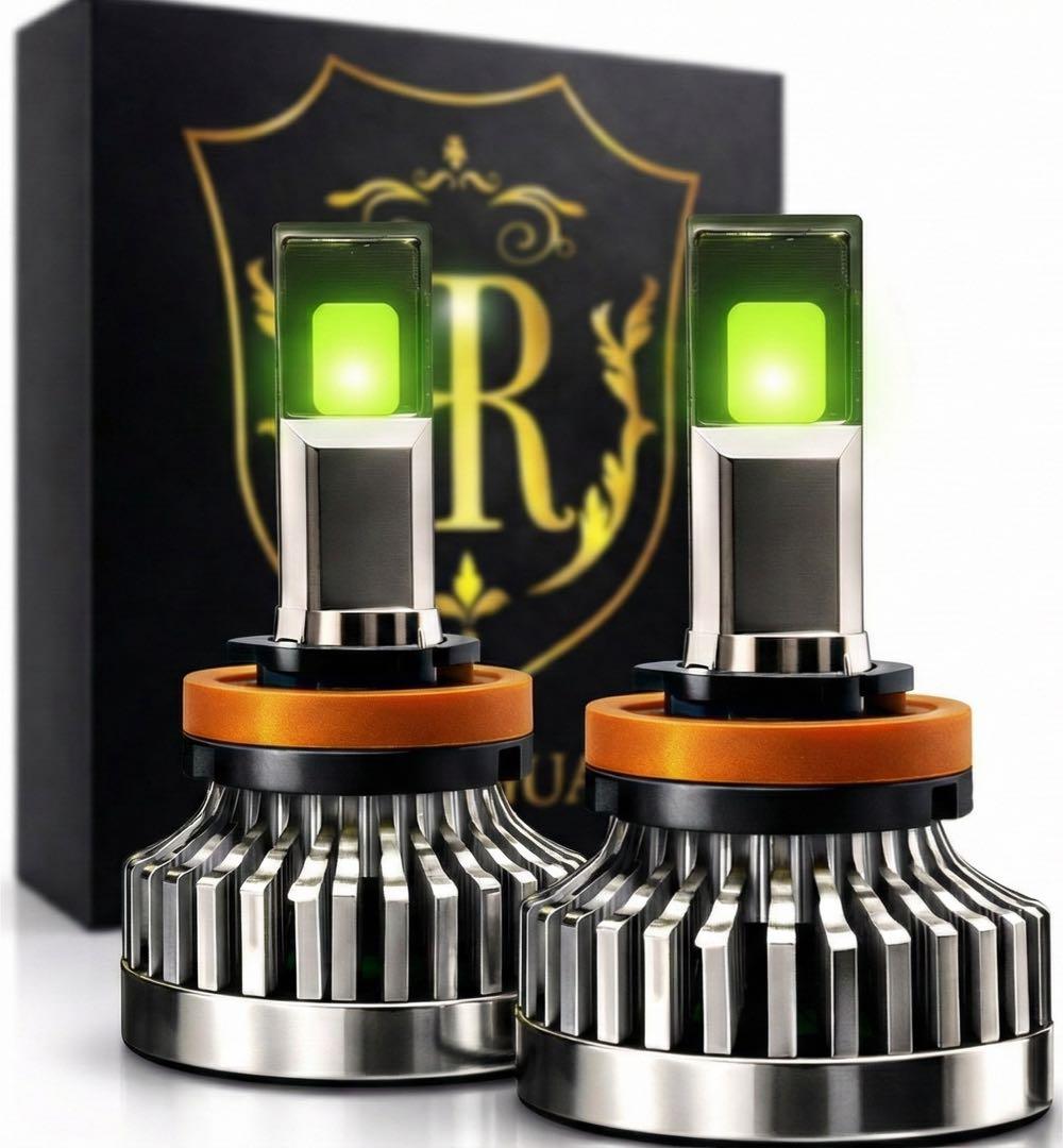 2026 ロイヤルガードオメガ LEDフォグライムグリーン H8 H11 H16