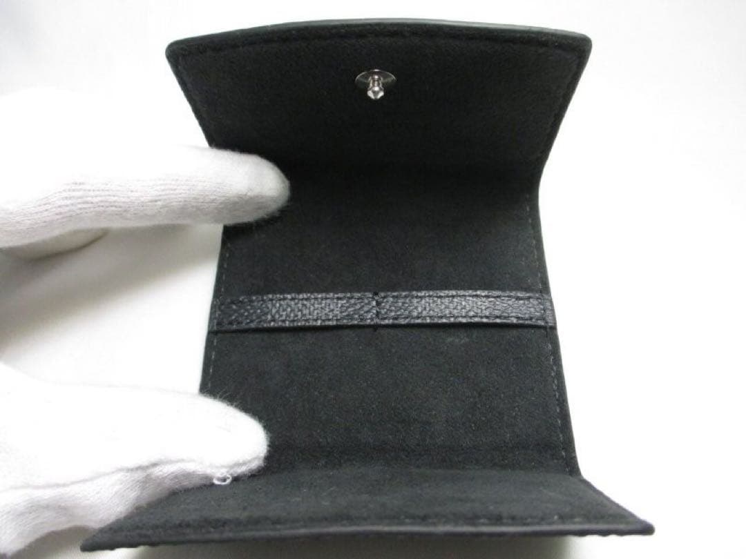 未使用品 ルイヴィトン ダミエグラフィット カフスケース イヤホンケース 本物