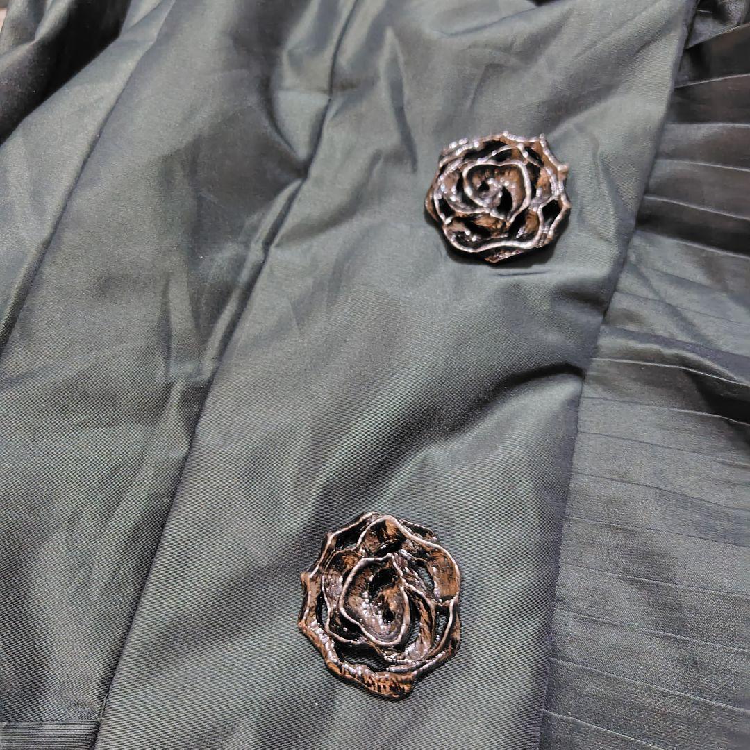 NOKO OHNO 42　ノコオーノ　美品　フリル　ビーズ　薔薇柄　ジャケット