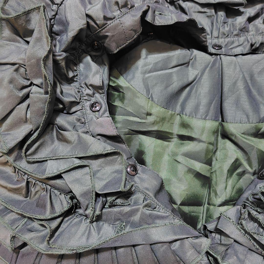 NOKO OHNO 42　ノコオーノ　美品　フリル　ビーズ　薔薇柄　ジャケット