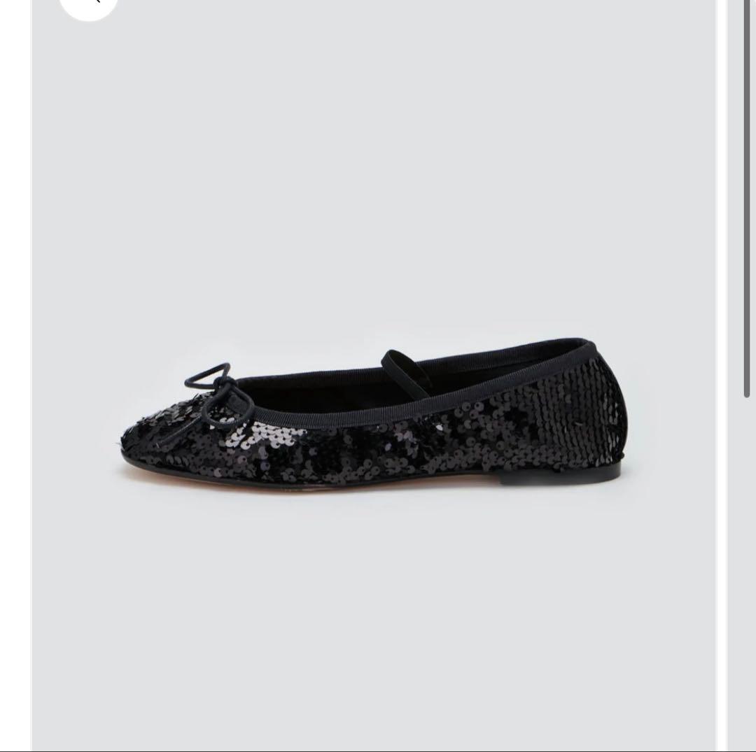 PELLICO SUNNY バレエシューズ ブラック スパンコール　36