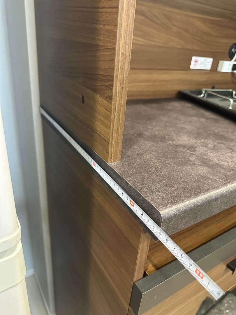 パモウナ 食器棚 キッチンボード 引き戸 キッチン収納 ウォールナット