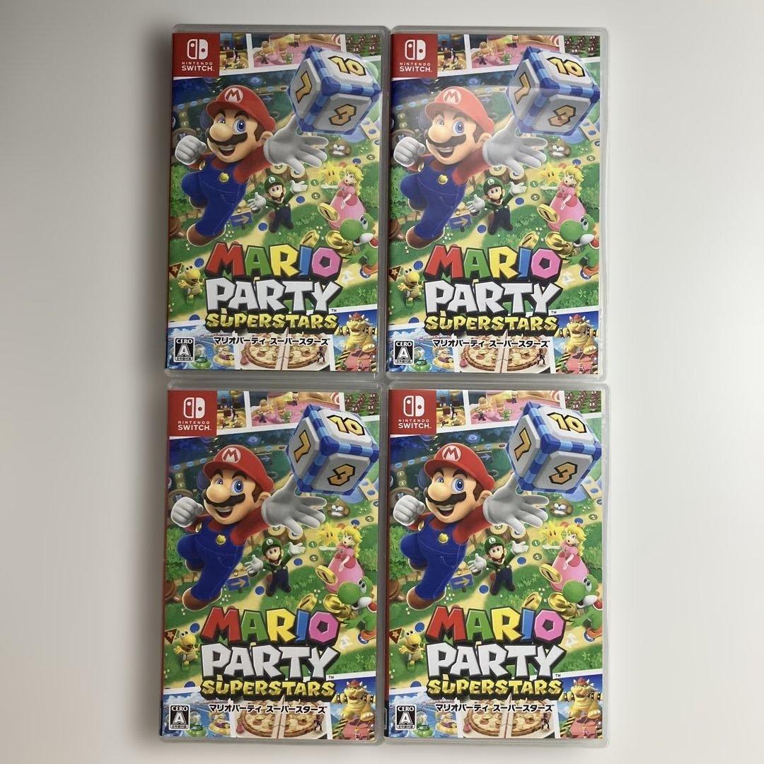 Switch マリオパーティ スーパースターズ 4点