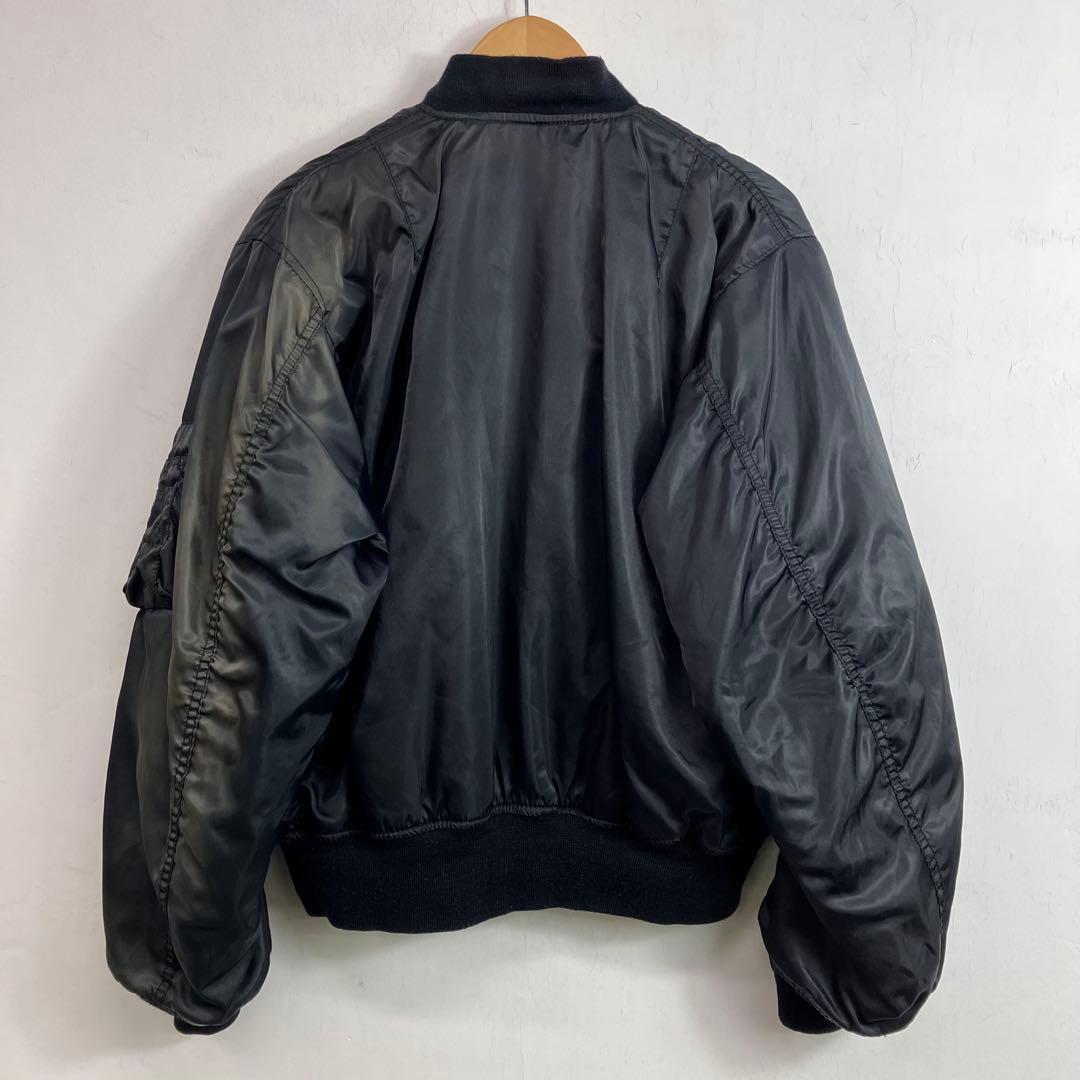 90s MA-1 フライトジャケット リバーシブル 希少グリーン VINTAGE