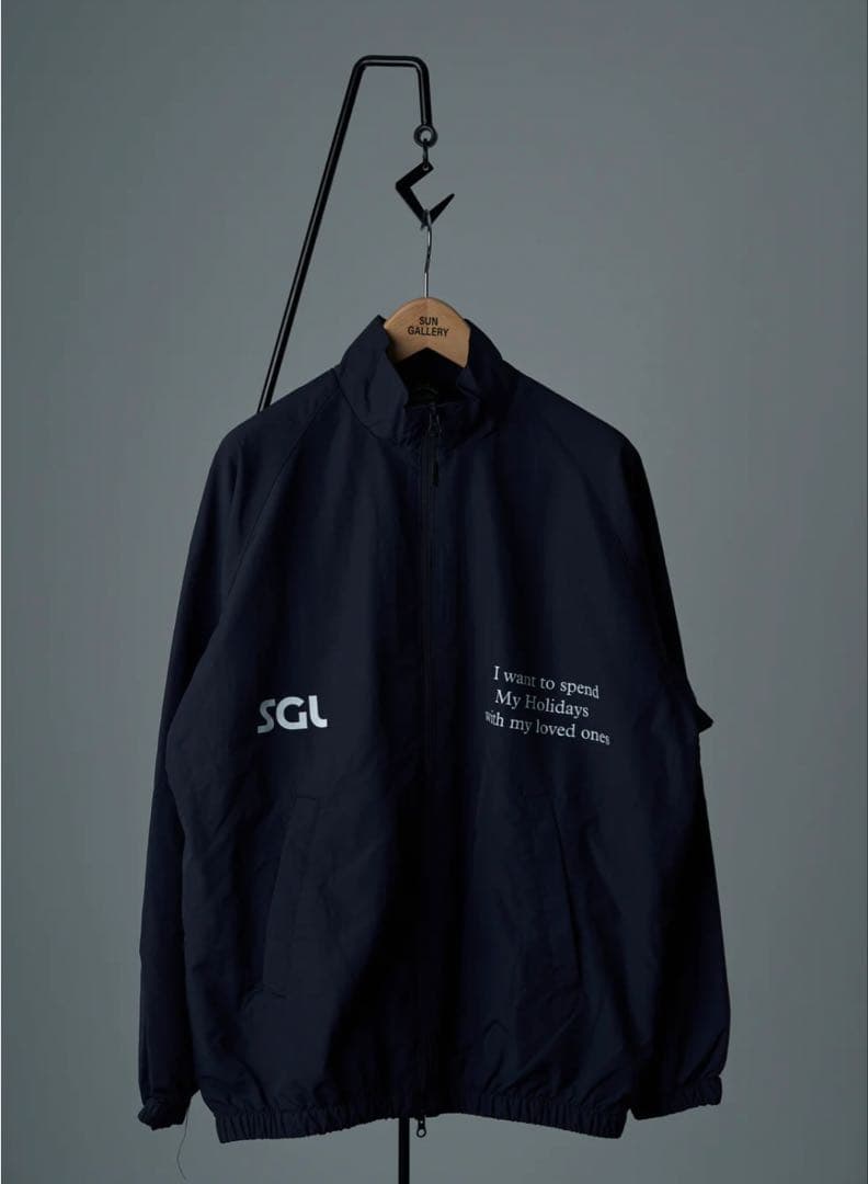 美品 SUN GALLERYネイビー セットアップジャケット・パンツ