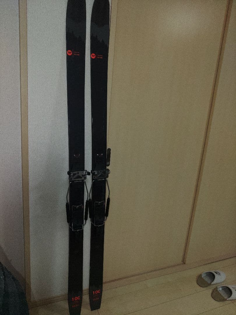 ROSSIGNOL BC100 スキー 板 ビィンディング付き、ポジウロコ。