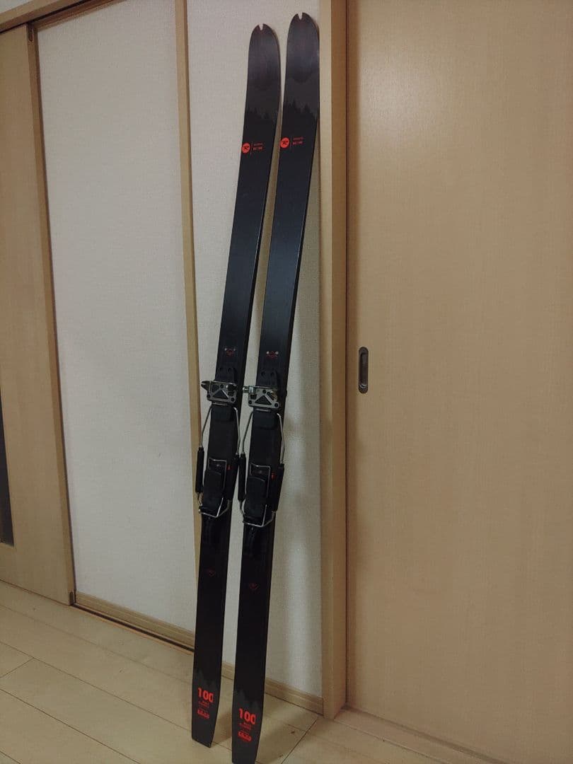 ROSSIGNOL BC100 スキー 板 ビィンディング付き、ポジウロコ。