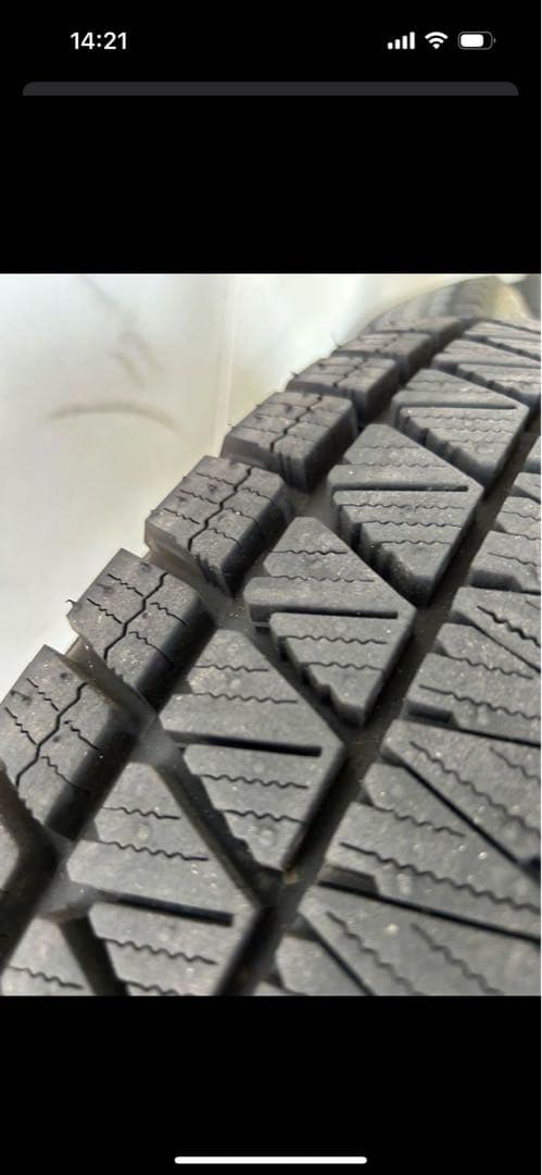 スタッドレス　ホイール付き　バリ山 プロフィール、商品説明をお読みください